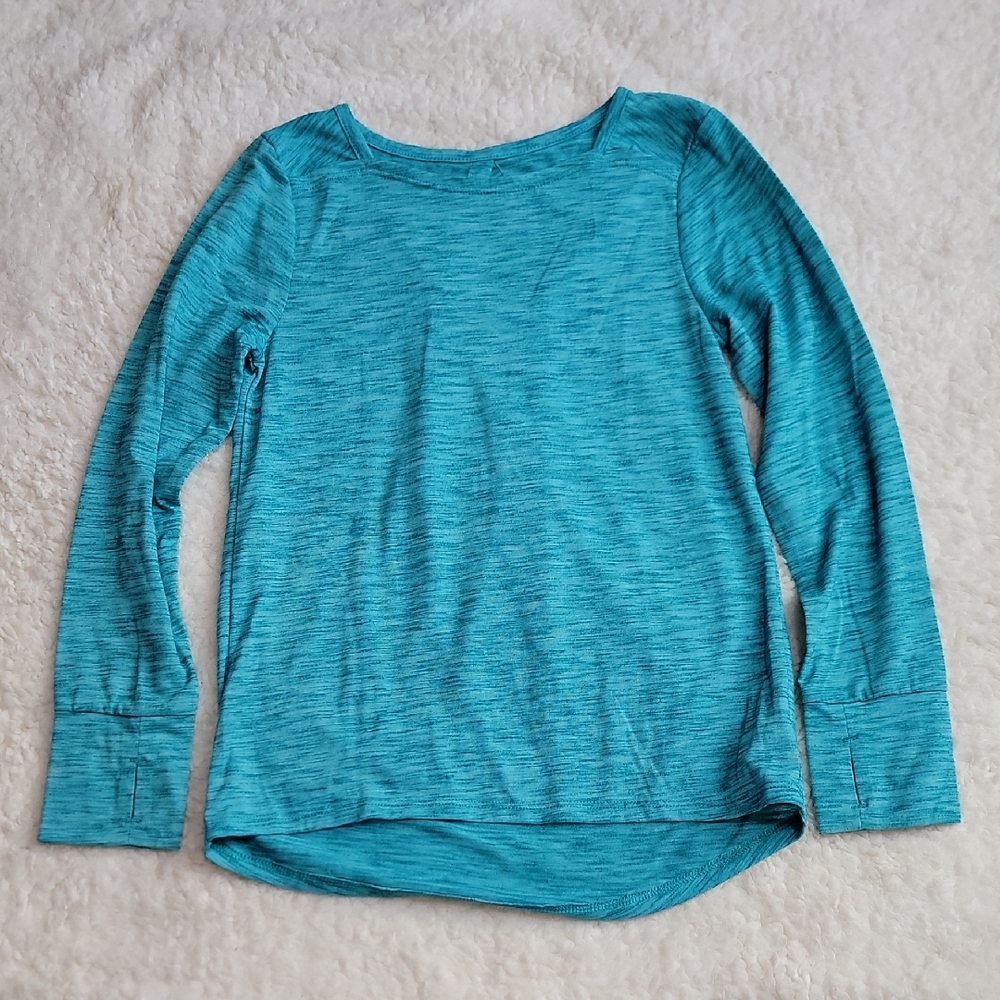 C9 Champion S 6/6X Teal Marled Long Sleeve Top
